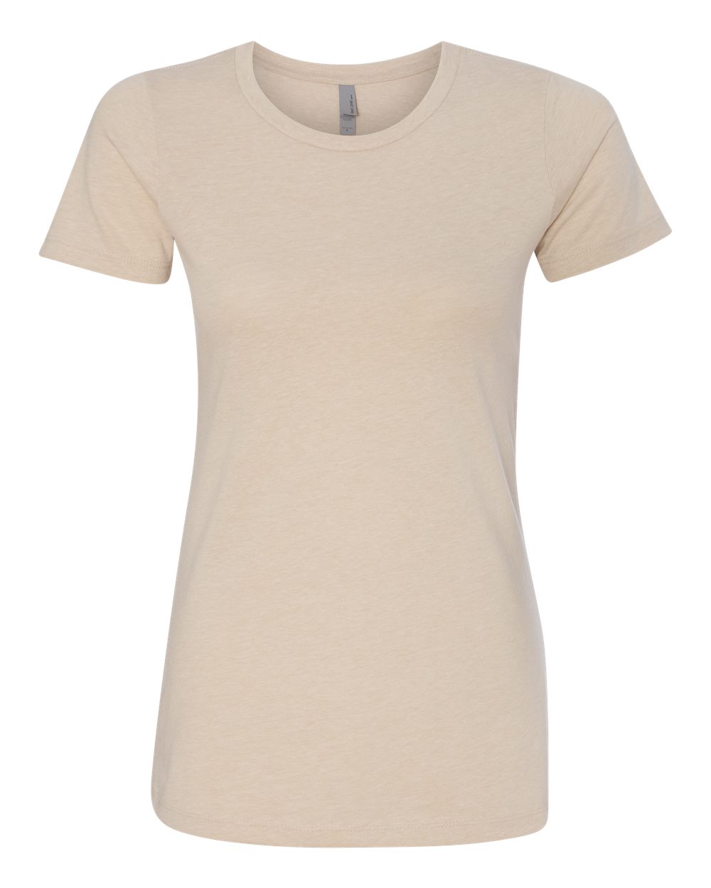 Women’s CVC T-Shirt - Front - B50618242 - Cream