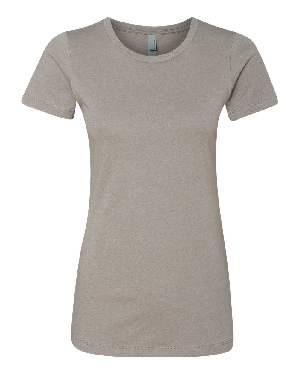 Women’s CVC T-Shirt - Front - B50618352 - Stone Grey
