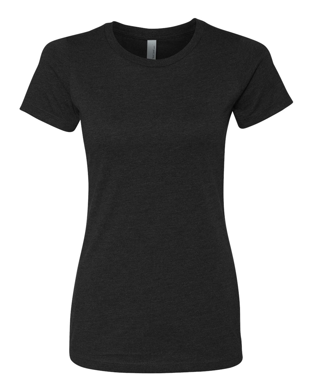 Women’s CVC T-Shirt - Front - B50618502 - Black