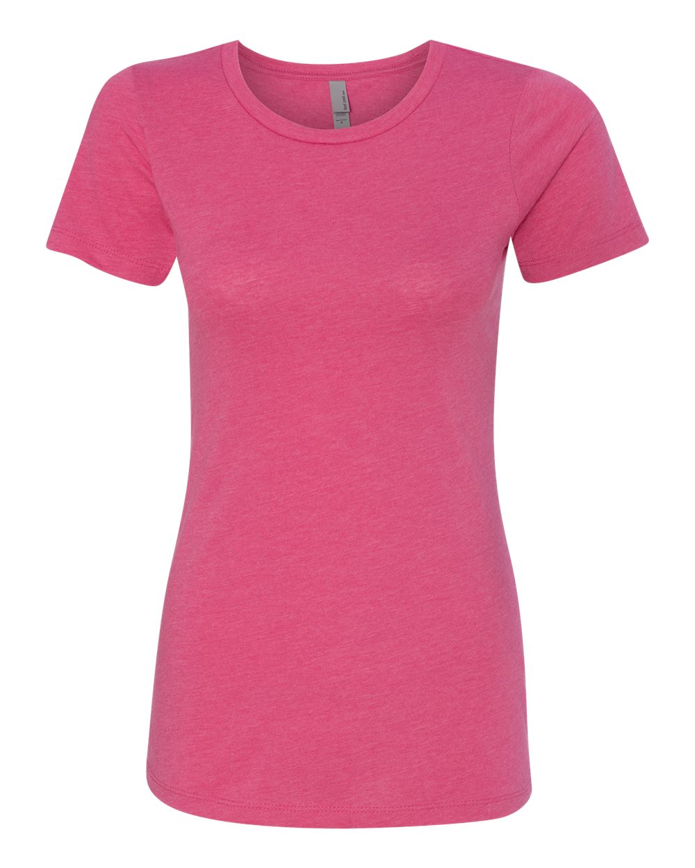 Women’s CVC T-Shirt - Front - B50618692 - Raspberry