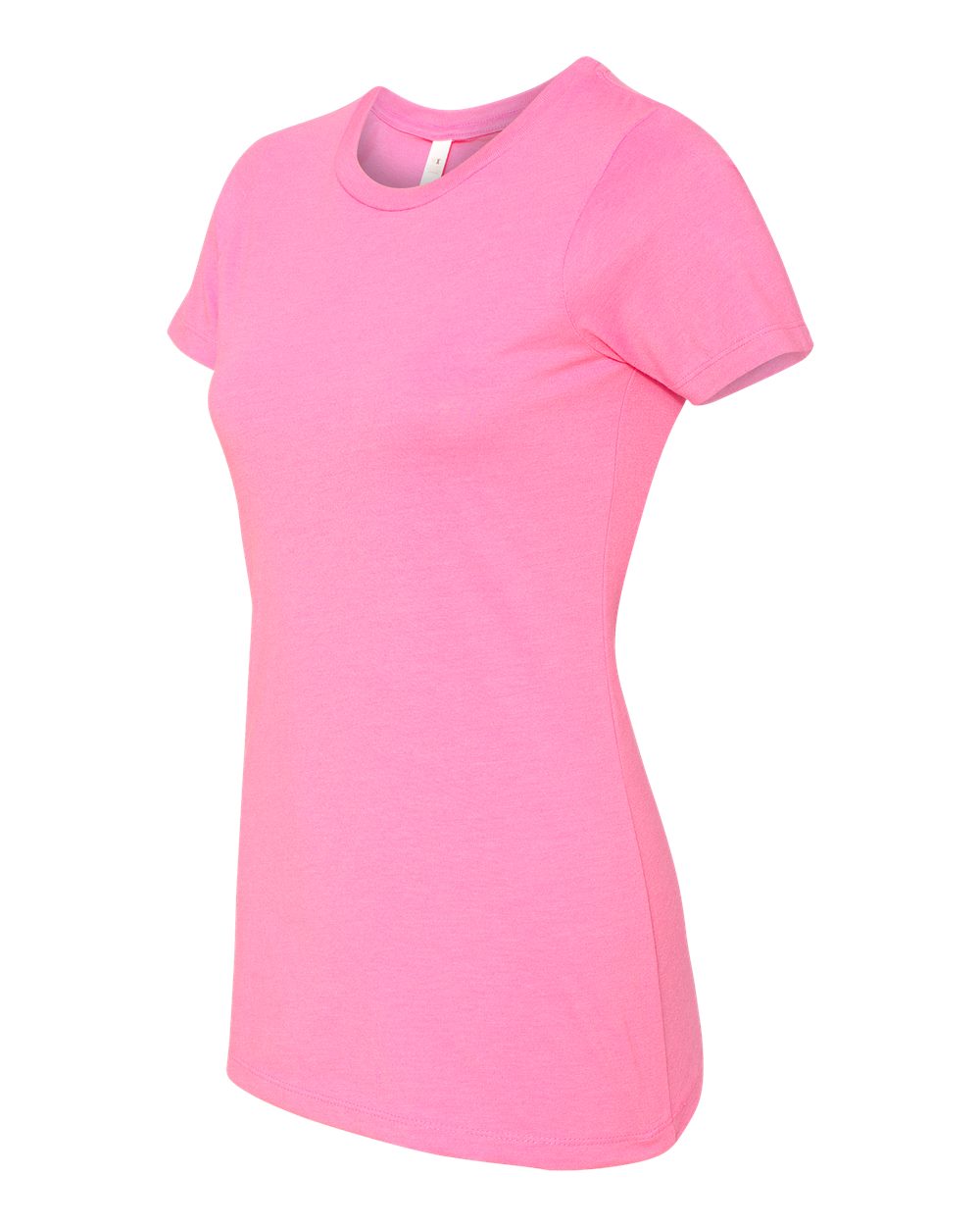 Women’s CVC T-Shirt - Side - B50618312 - Hot Pink