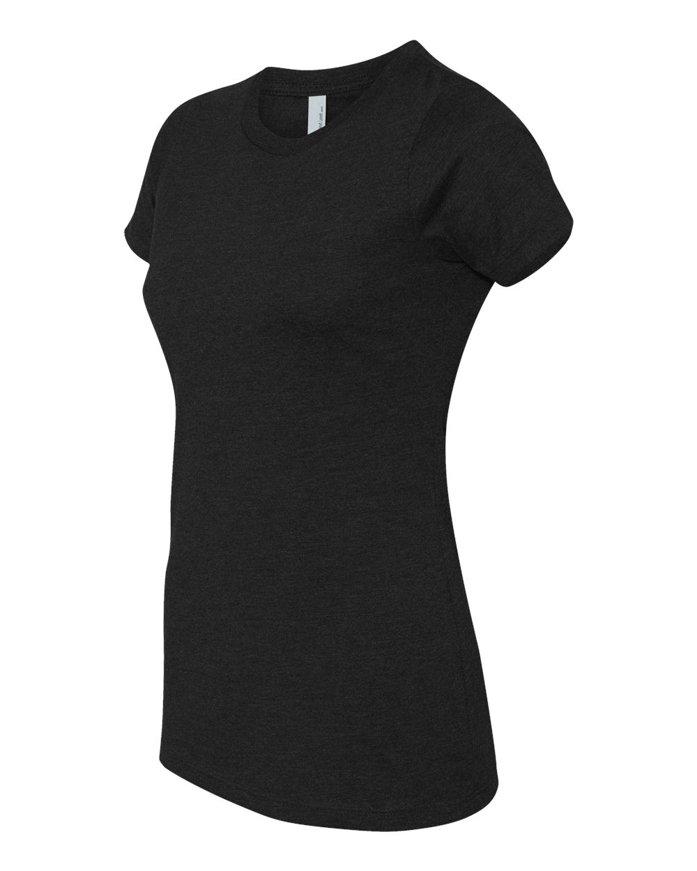Women’s CVC T-Shirt - Side - B50618502 - Black