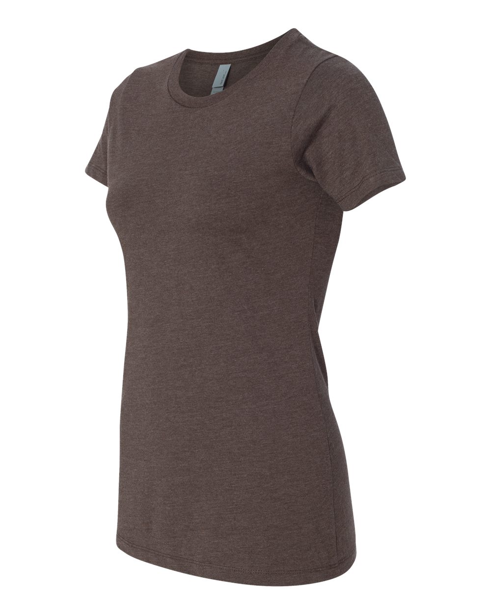 Women’s CVC T-Shirt - Side - B50618552 - Espresso