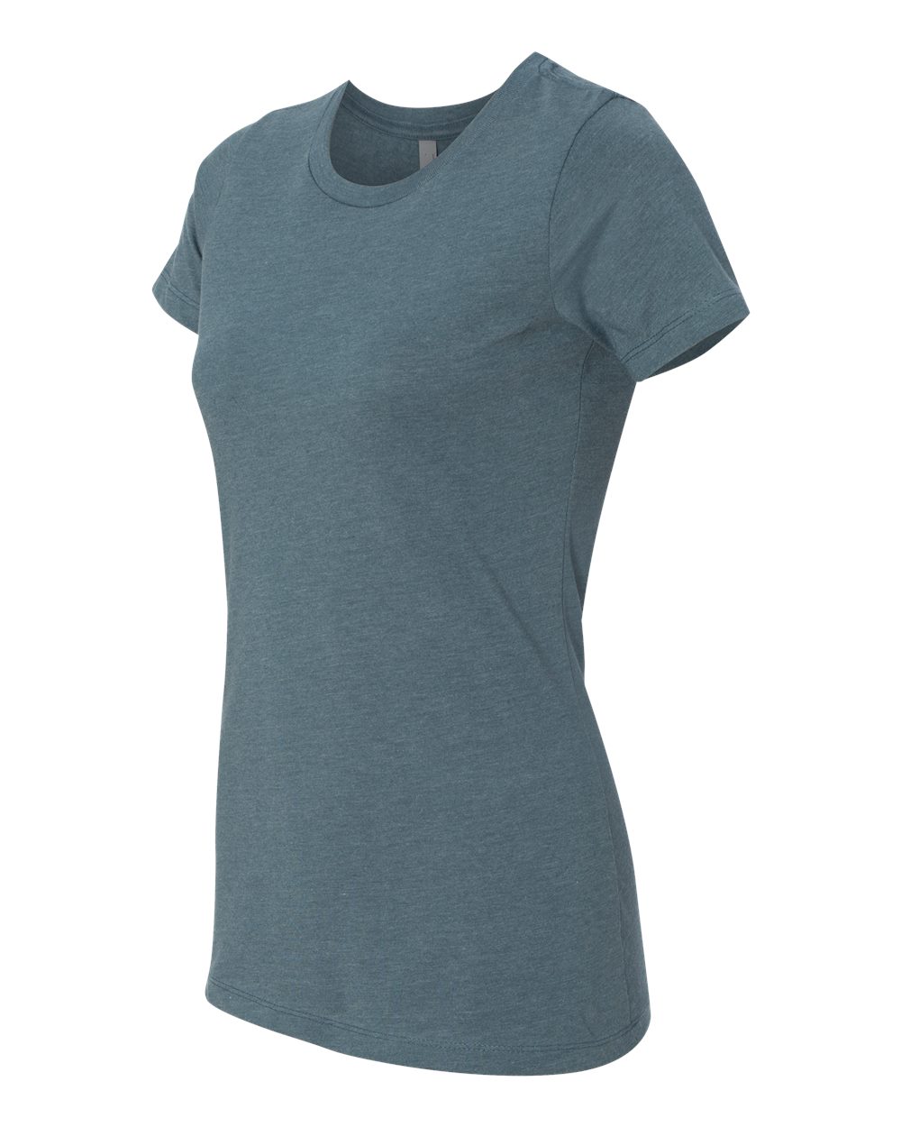 Women’s CVC T-Shirt - Side - B50618682 - Indigo