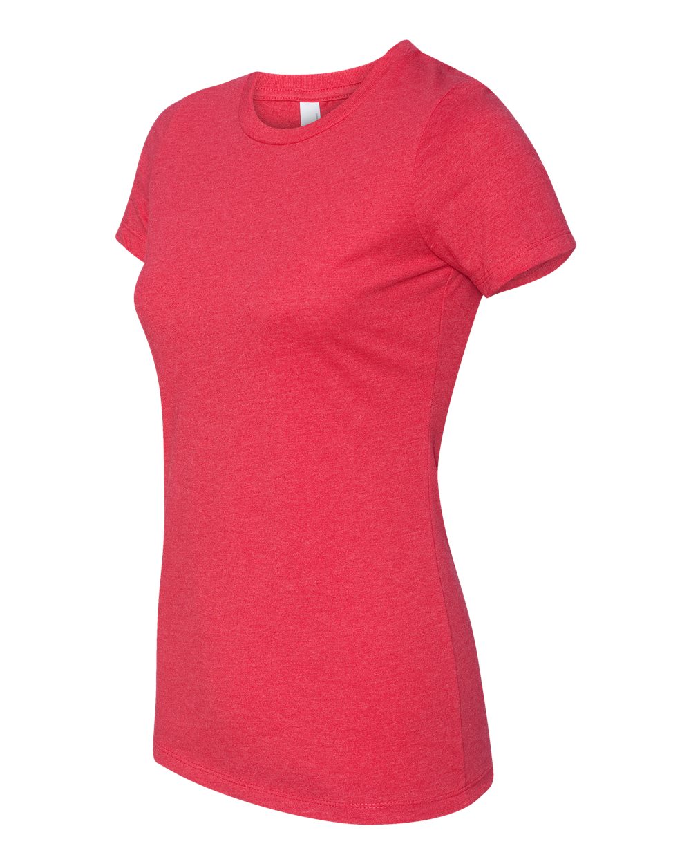 Women’s CVC T-Shirt - Side - B50618702 - Red