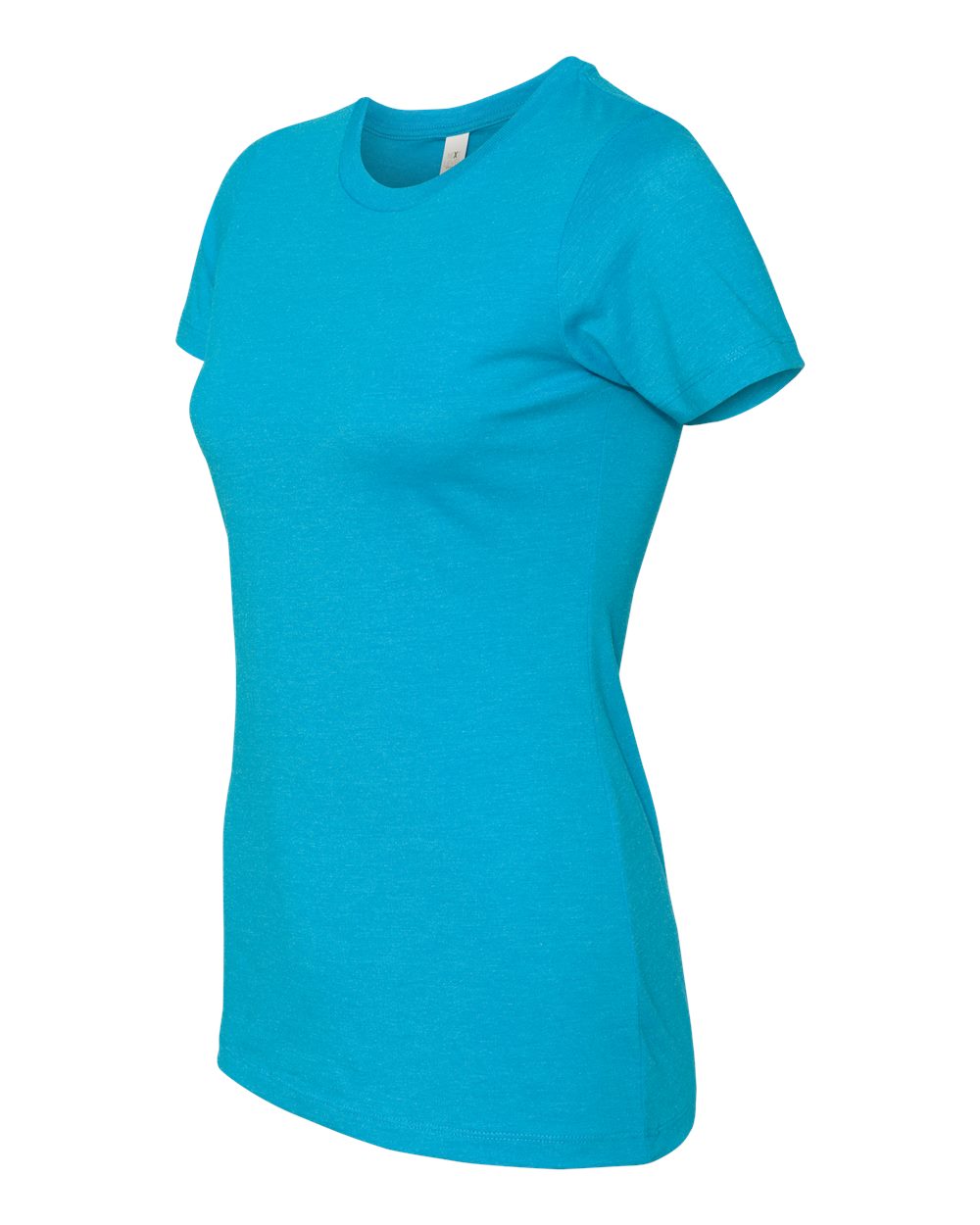 Women’s CVC T-Shirt - Side - B50618762 - Turquoise