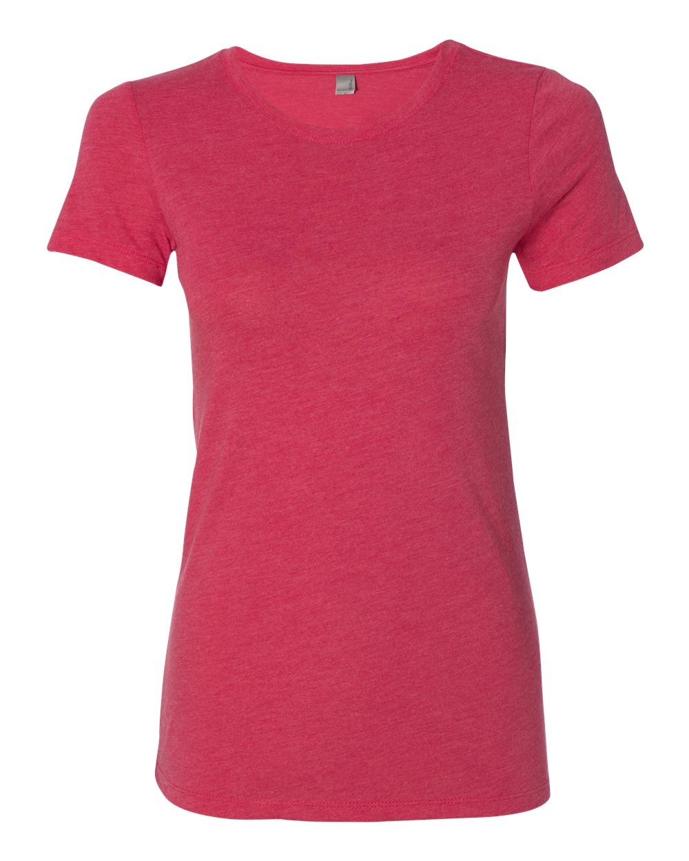 Women’s Triblend T-Shirt - Front - B82418693 - Vintage Shocking Pink