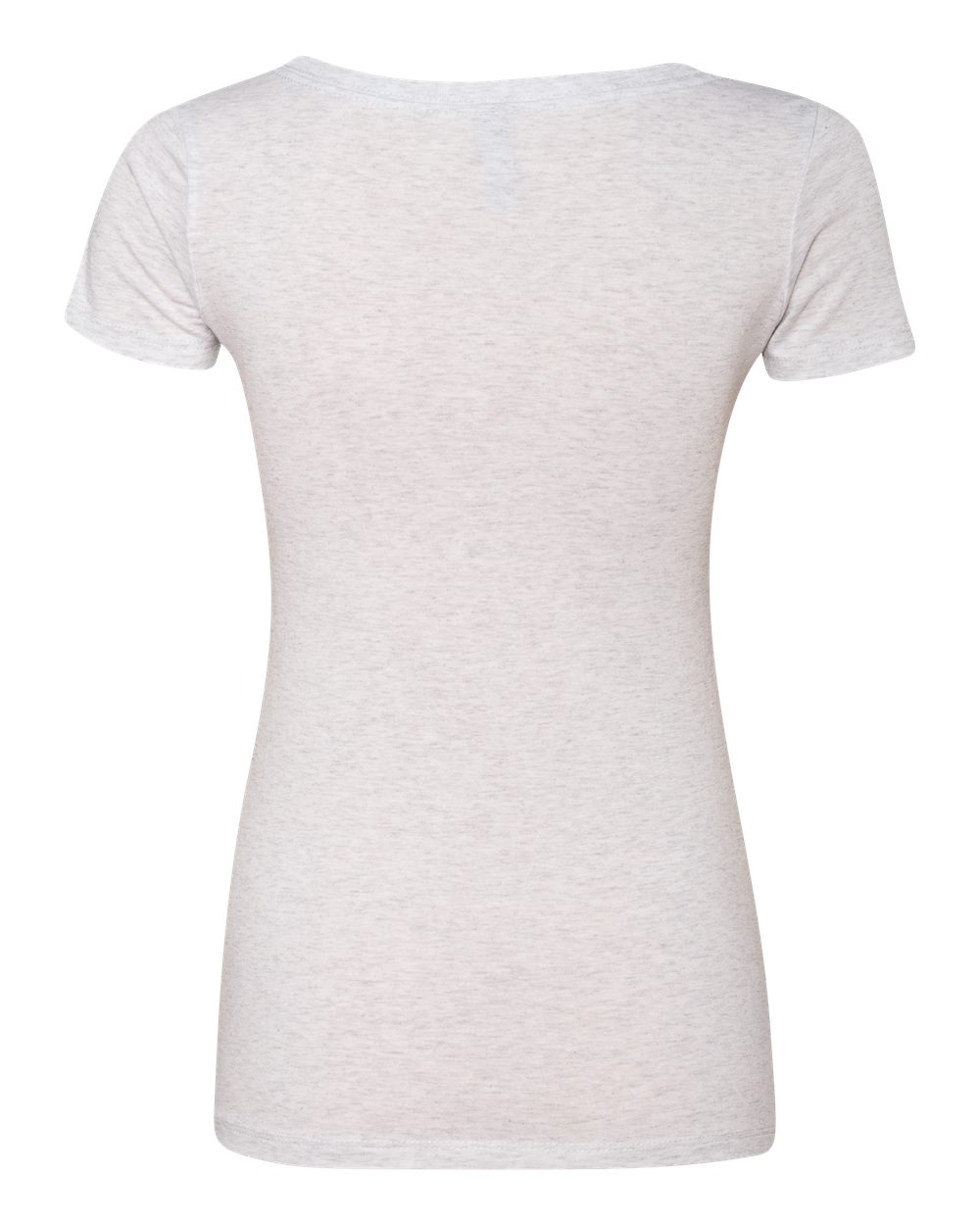 Women’s Triblend Scoop Neck T-Shirt - Back - B87918006 - Heather White