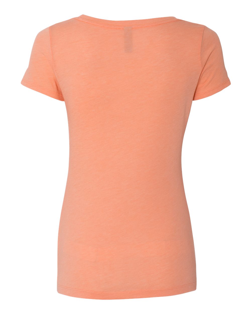 Women’s Triblend Scoop Neck T-Shirt - Back - B87918187 - Vintage Light Orange