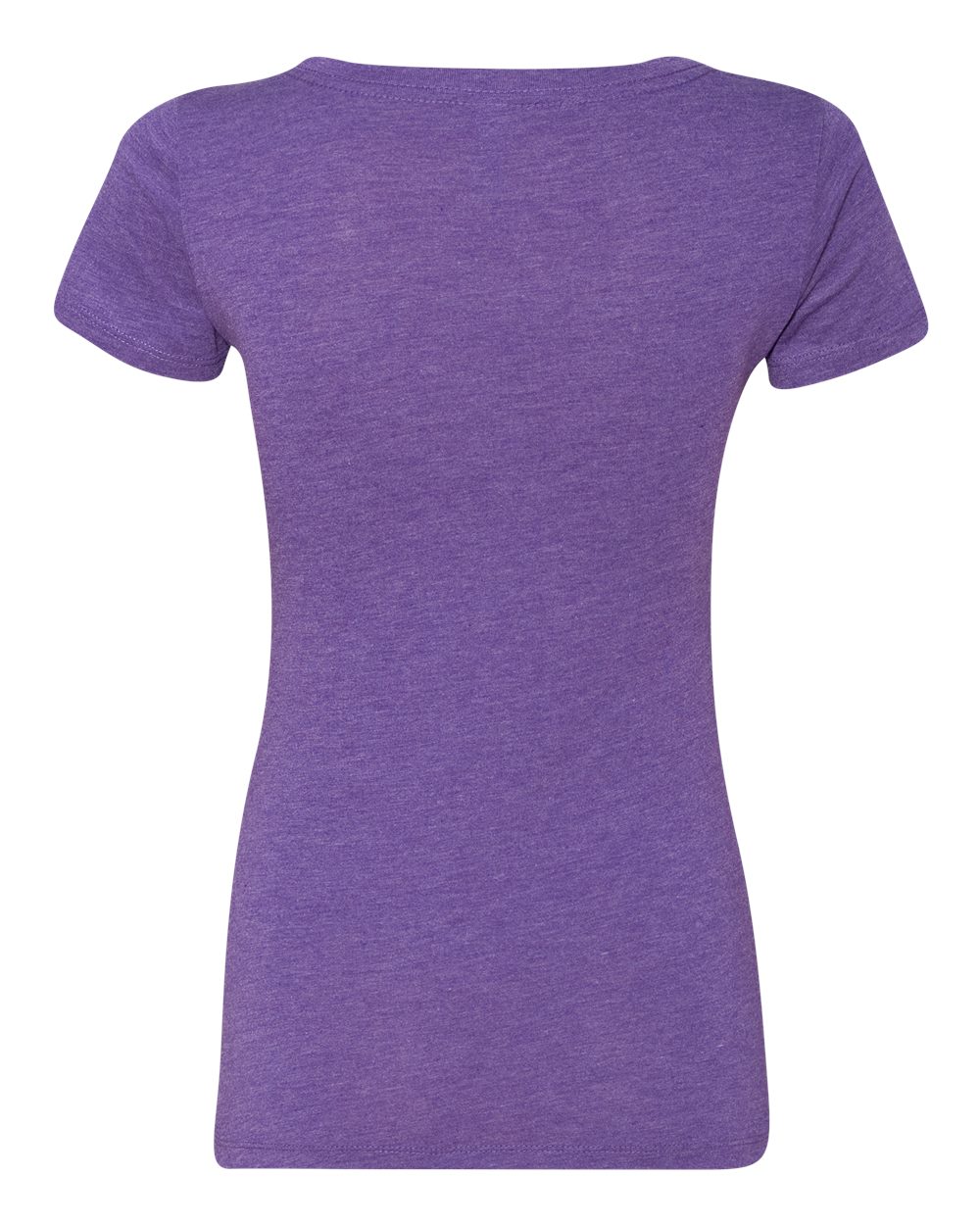 Women’s Triblend Scoop Neck T-Shirt - Back - B87918674 - Purple Rush