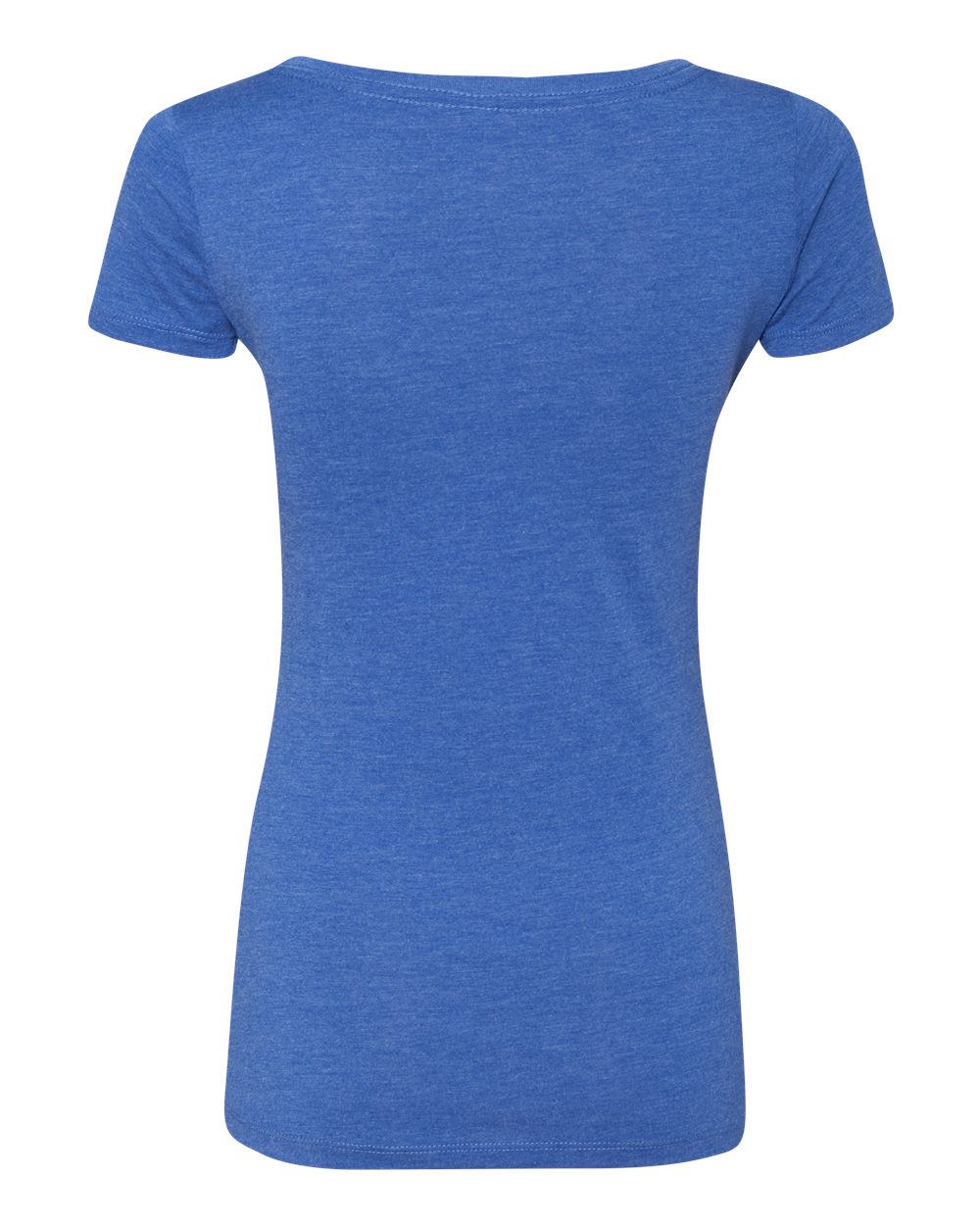Women’s Triblend Scoop Neck T-Shirt - Back - B87918753 - Vintage Royal