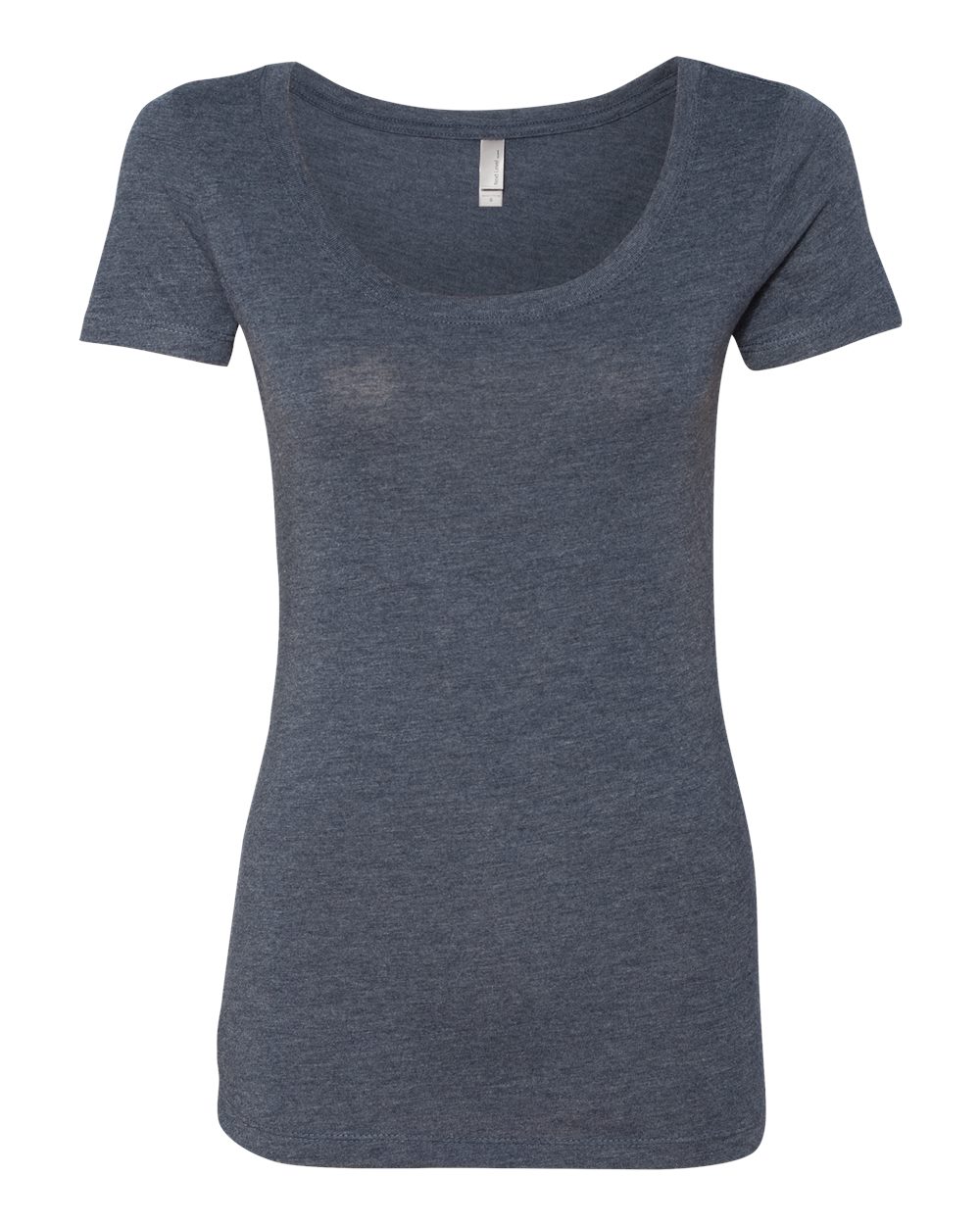 Women’s Triblend Scoop Neck T-Shirt - Front - B87918657 - Vintage Navy