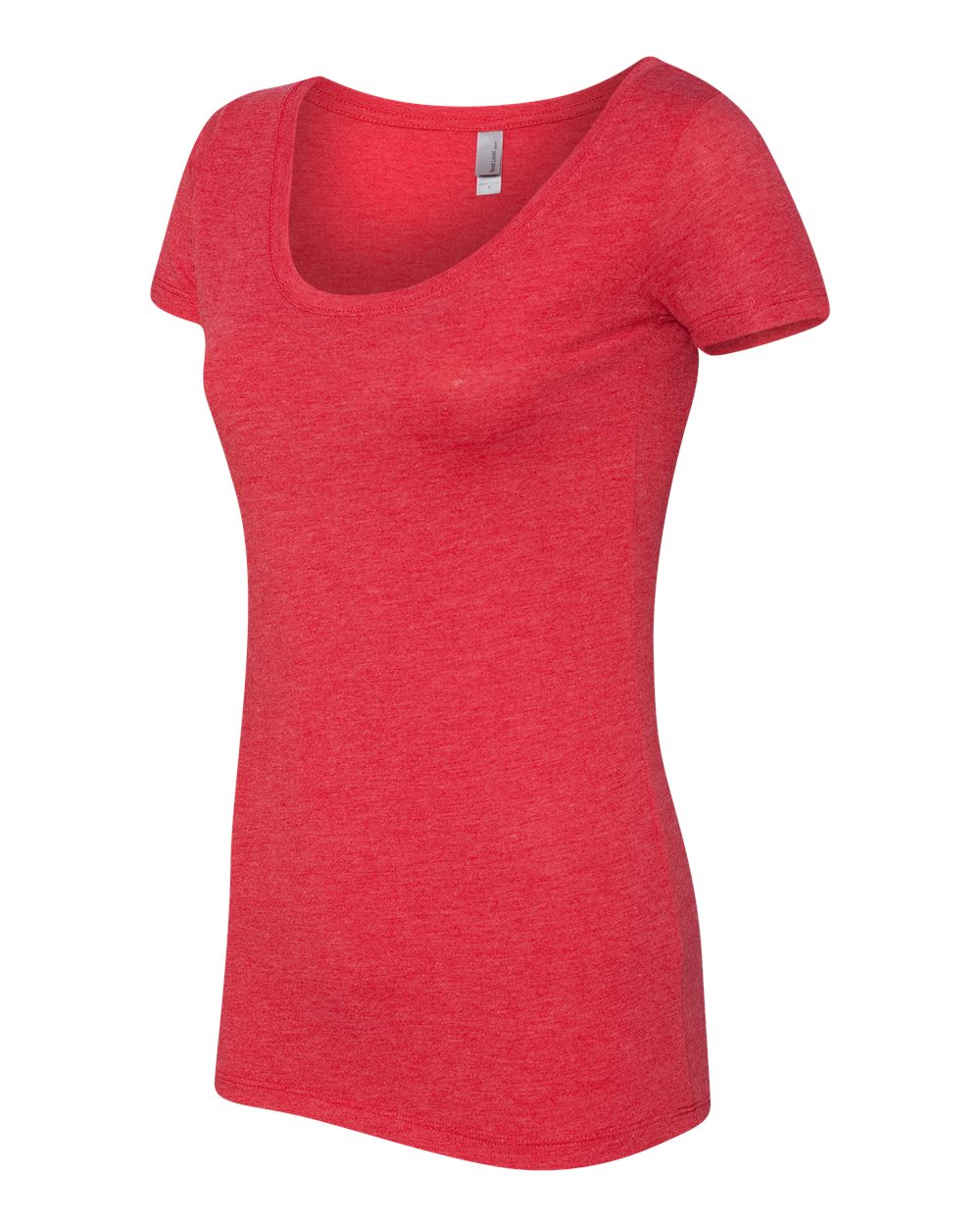 Women’s Triblend Scoop Neck T-Shirt - Side - B87918703 - Vintage Red