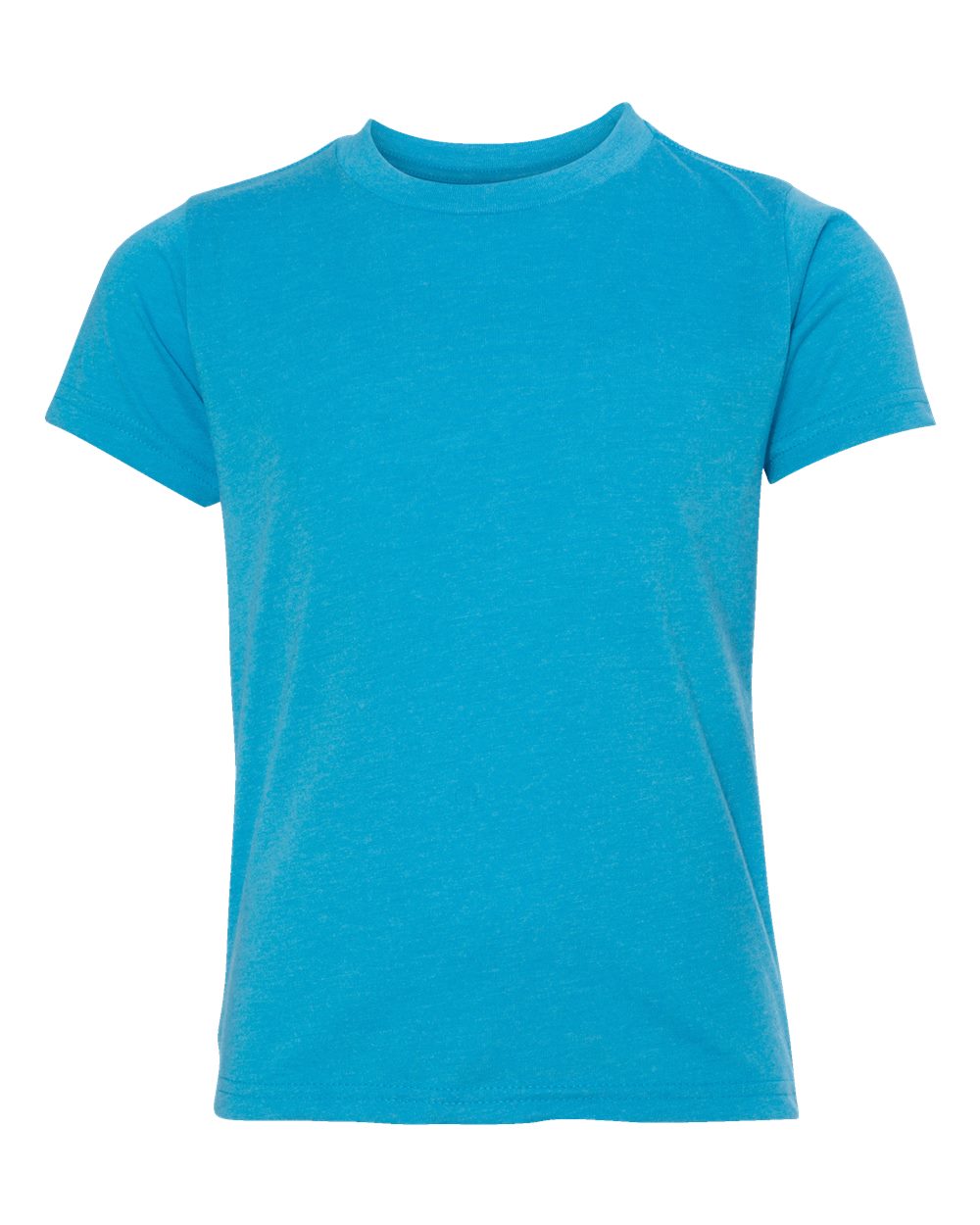Youth Triblend T-Shirt - Front - B38118762 - Vintage Turquoise