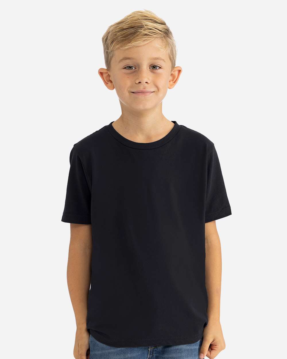 Youth Triblend T-Shirt - OnModelFront - B38118512 - Black
