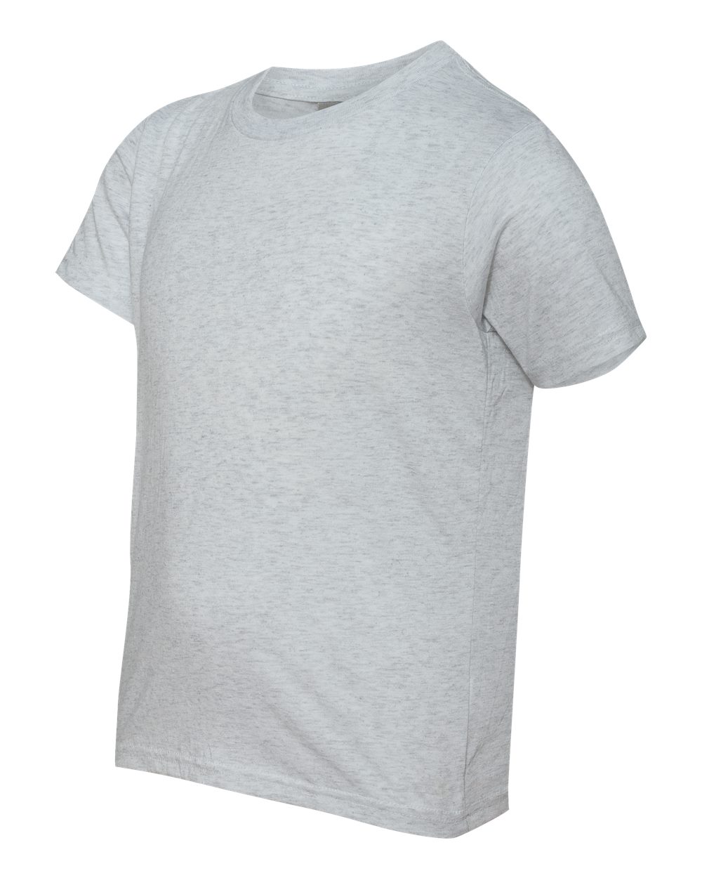Youth Triblend T-Shirt - Side - B38118002 - Heather White