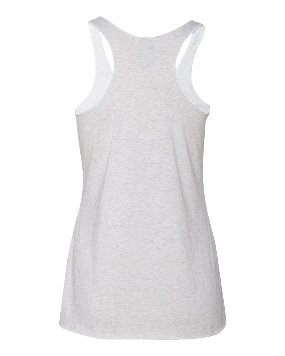 Women’s Triblend Racerback Tank - Back - B88218002 - Heather White