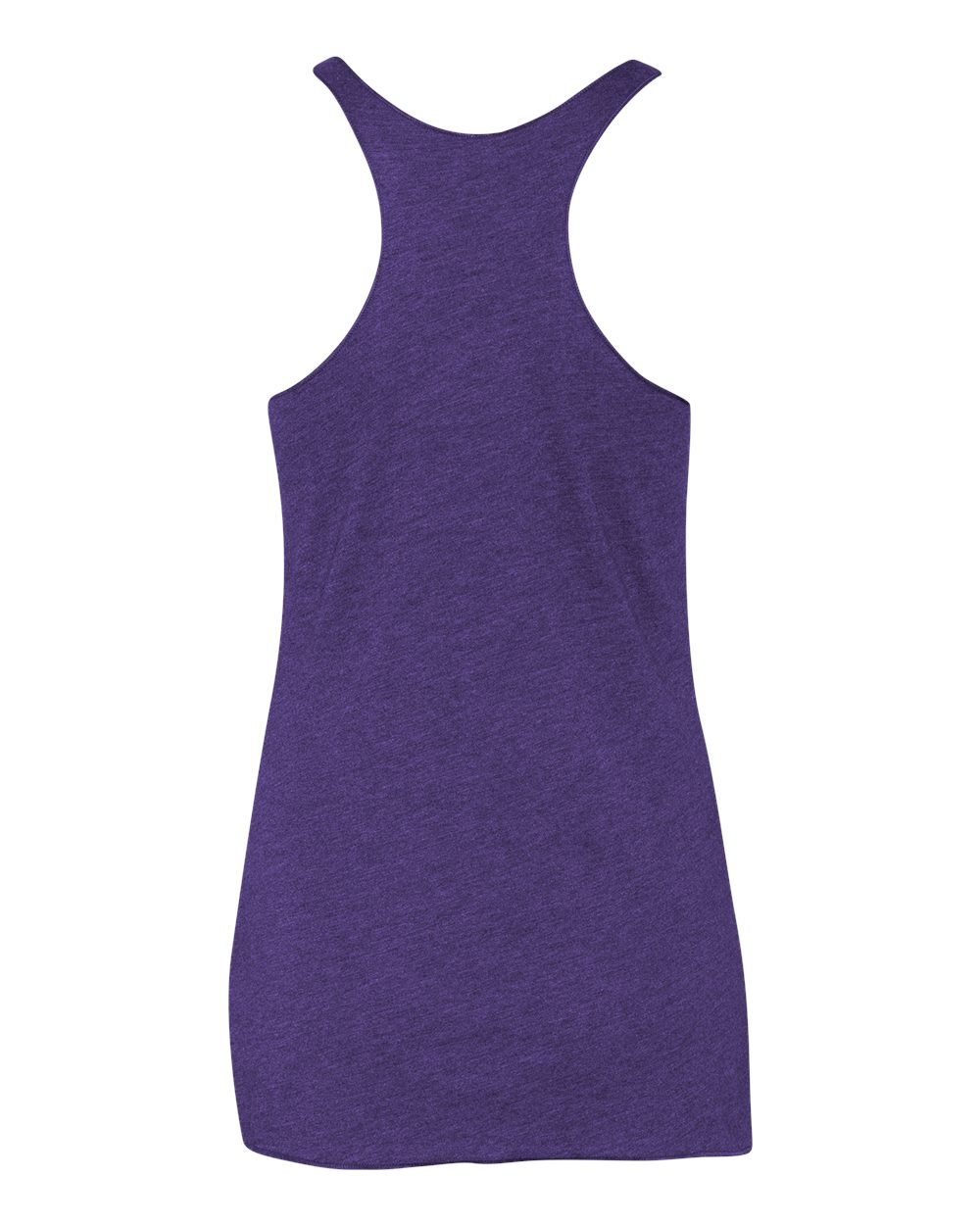 Women’s Triblend Racerback Tank - Back - B88218672 - Purple Rush