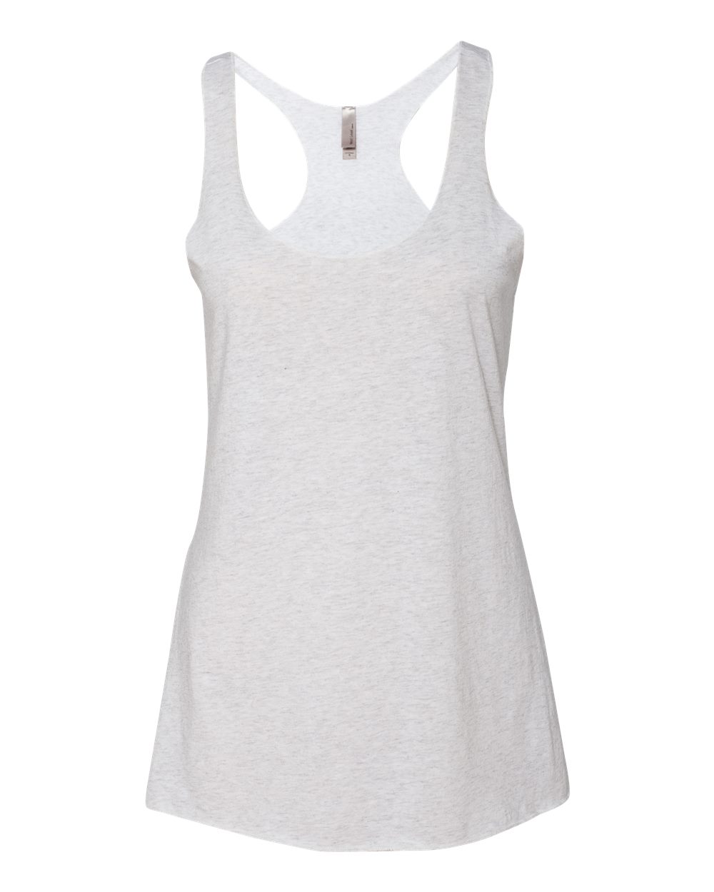 Women’s Triblend Racerback Tank - Front - B88218002 - Heather White