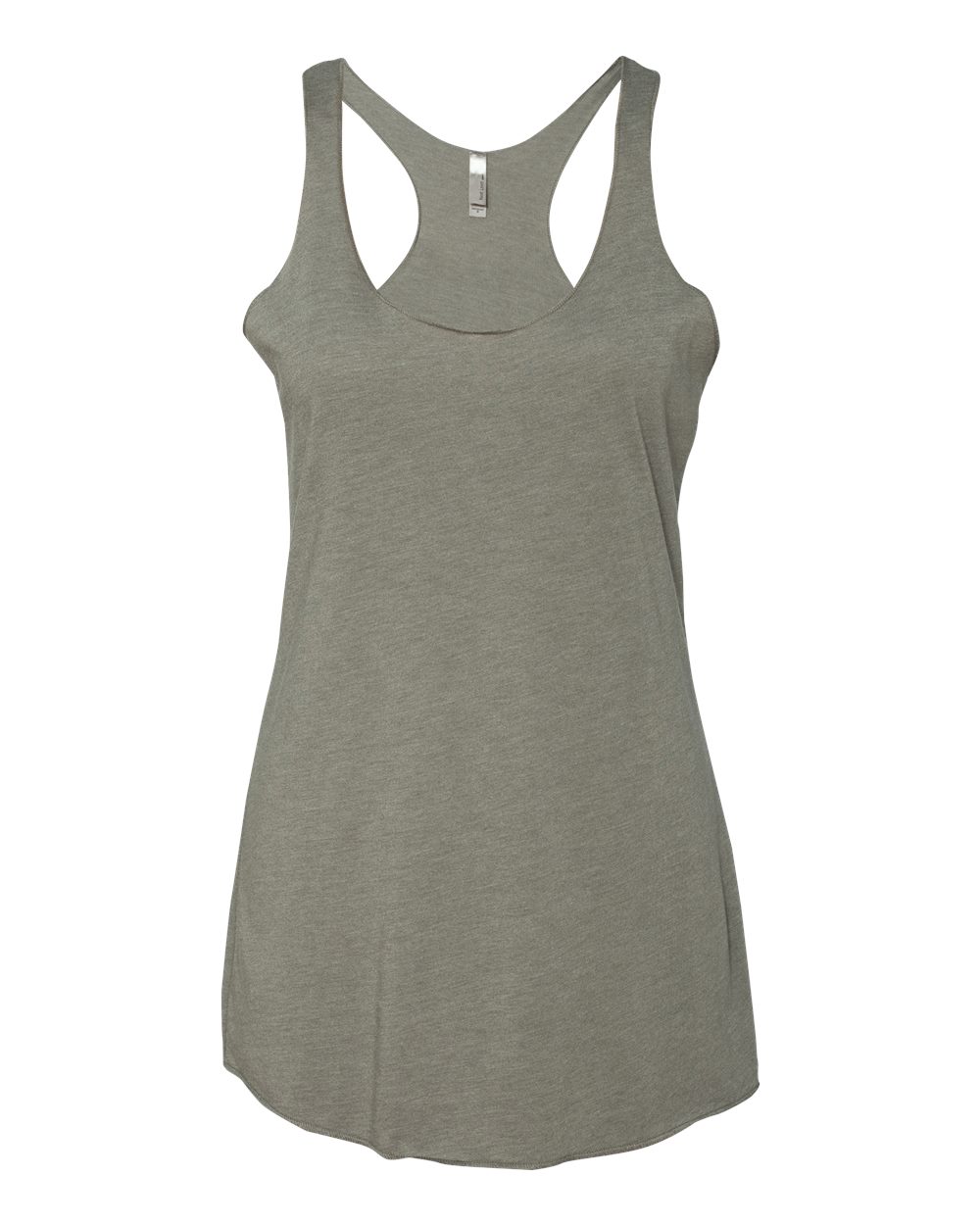 Women’s Triblend Racerback Tank - Front - B88218352 - Venetian Grey
