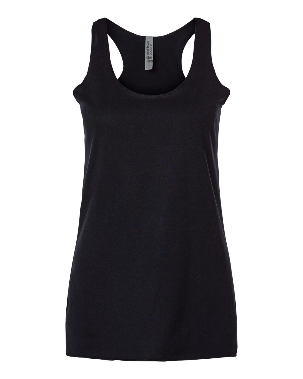 Women’s Triblend Racerback Tank - Front - B88218512 - Black