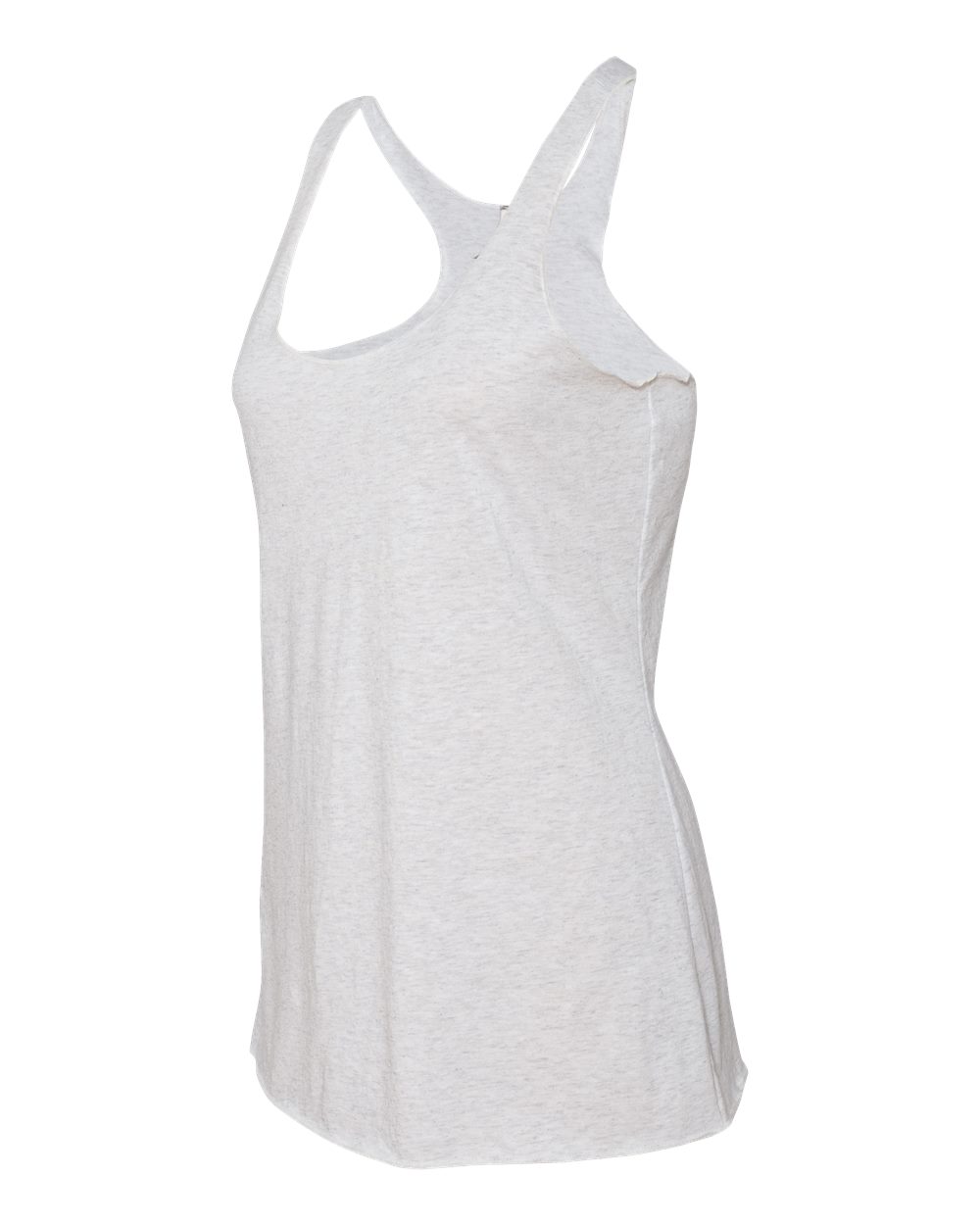 Women’s Triblend Racerback Tank - Side - B88218002 - Heather White