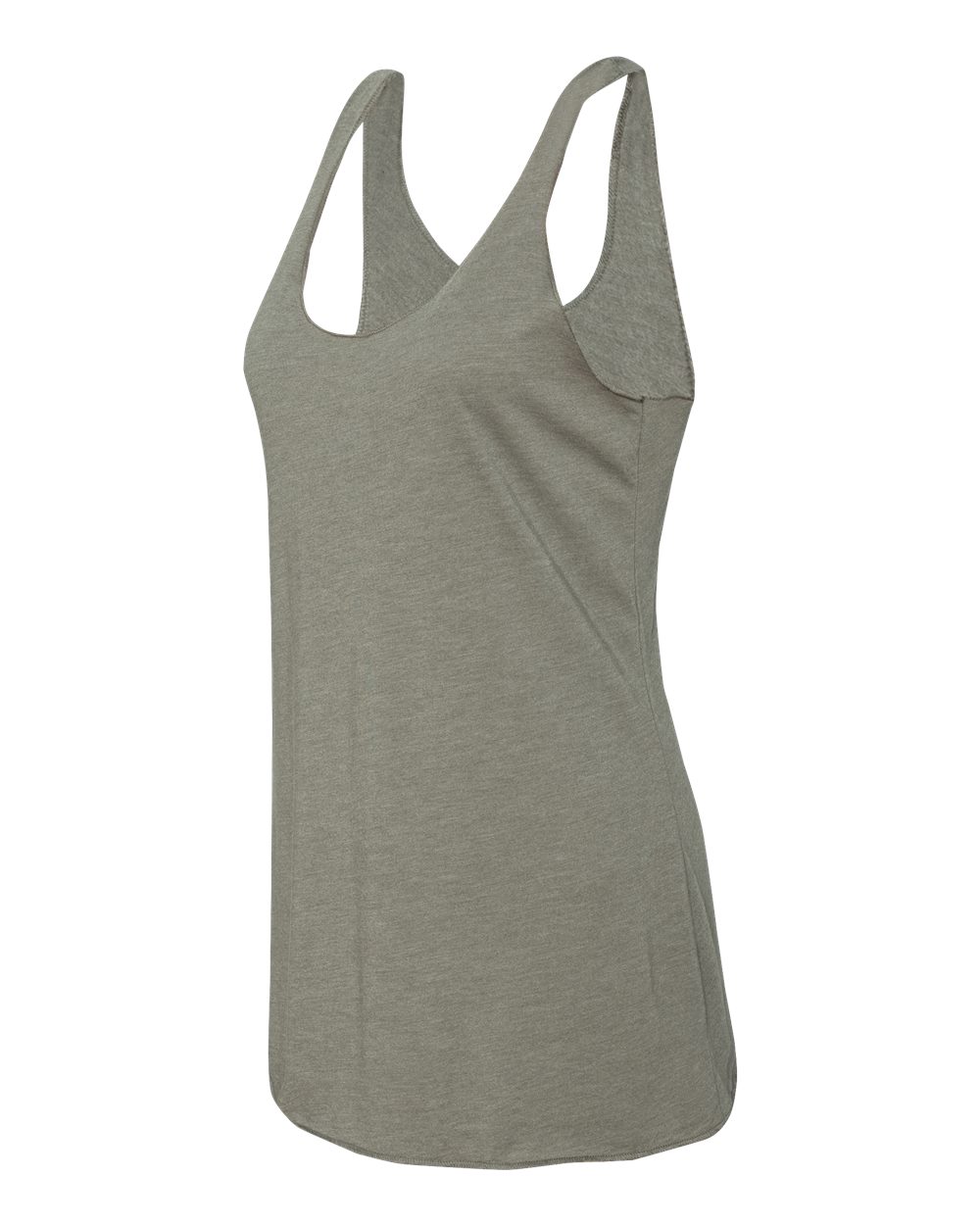 Women’s Triblend Racerback Tank - Side - B88218352 - Venetian Grey