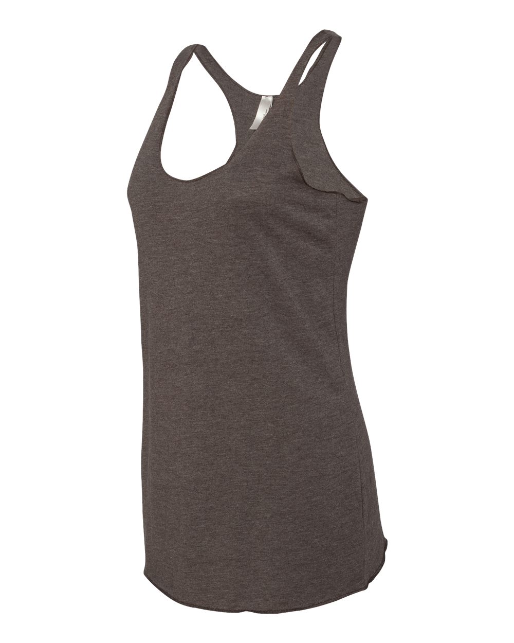 Women’s Triblend Racerback Tank - Side - B88218552 - Macchiato
