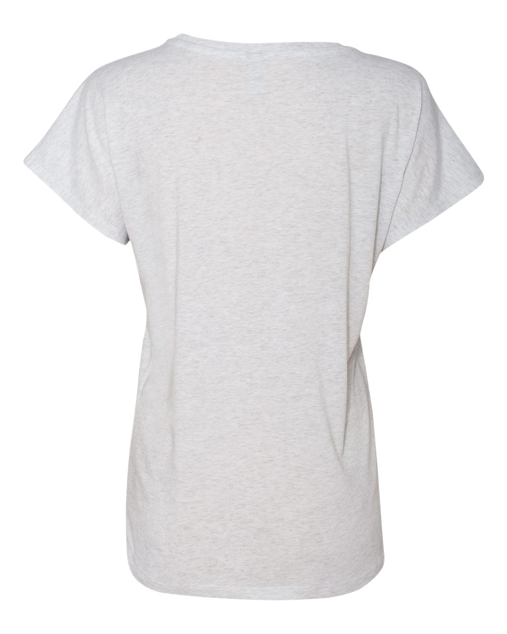 Women’s Triblend Dolman T-Shirt - Back - B55318002 - Heather White