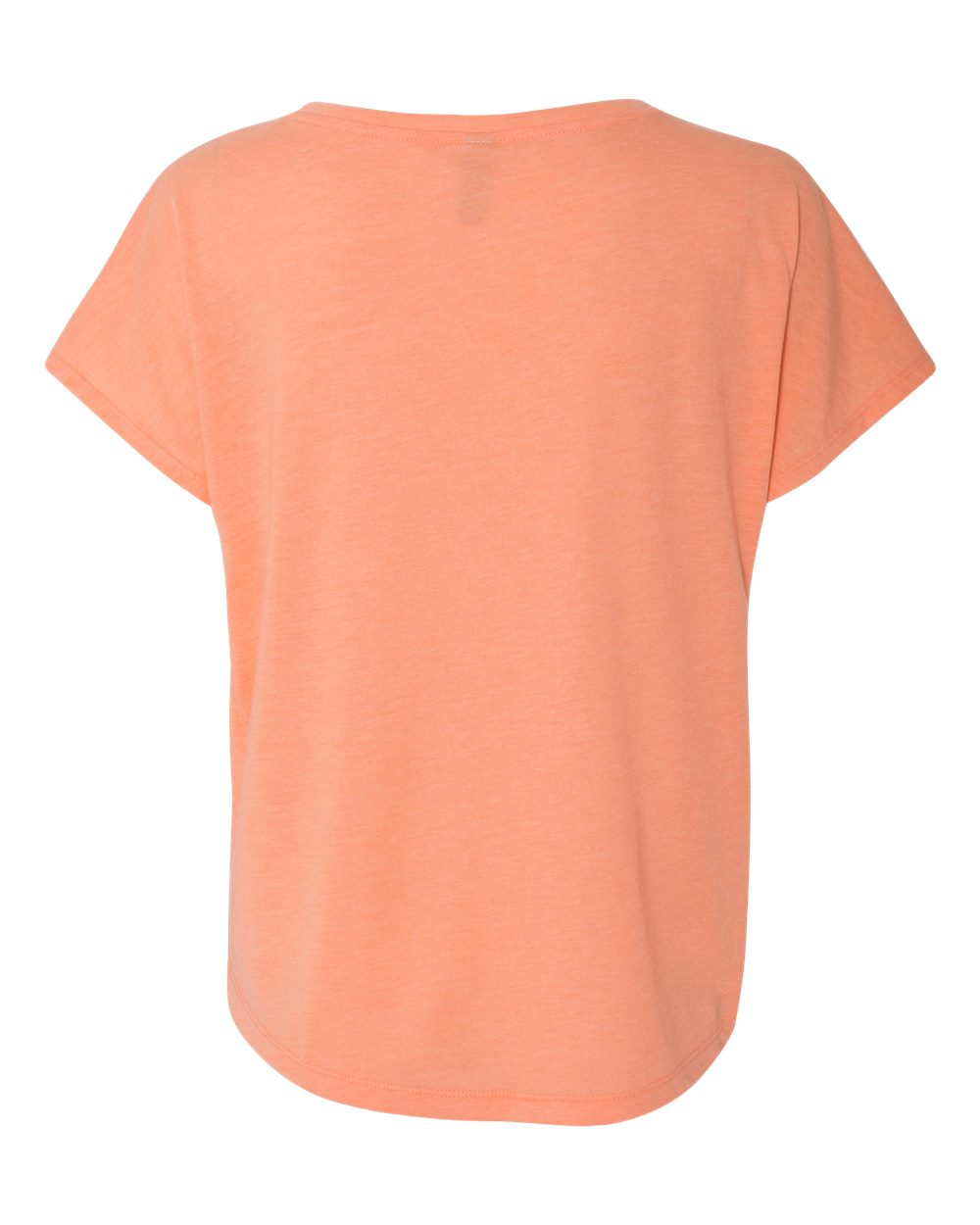 Women’s Triblend Dolman T-Shirt - Back - B55318182 - Vintage Light Orange