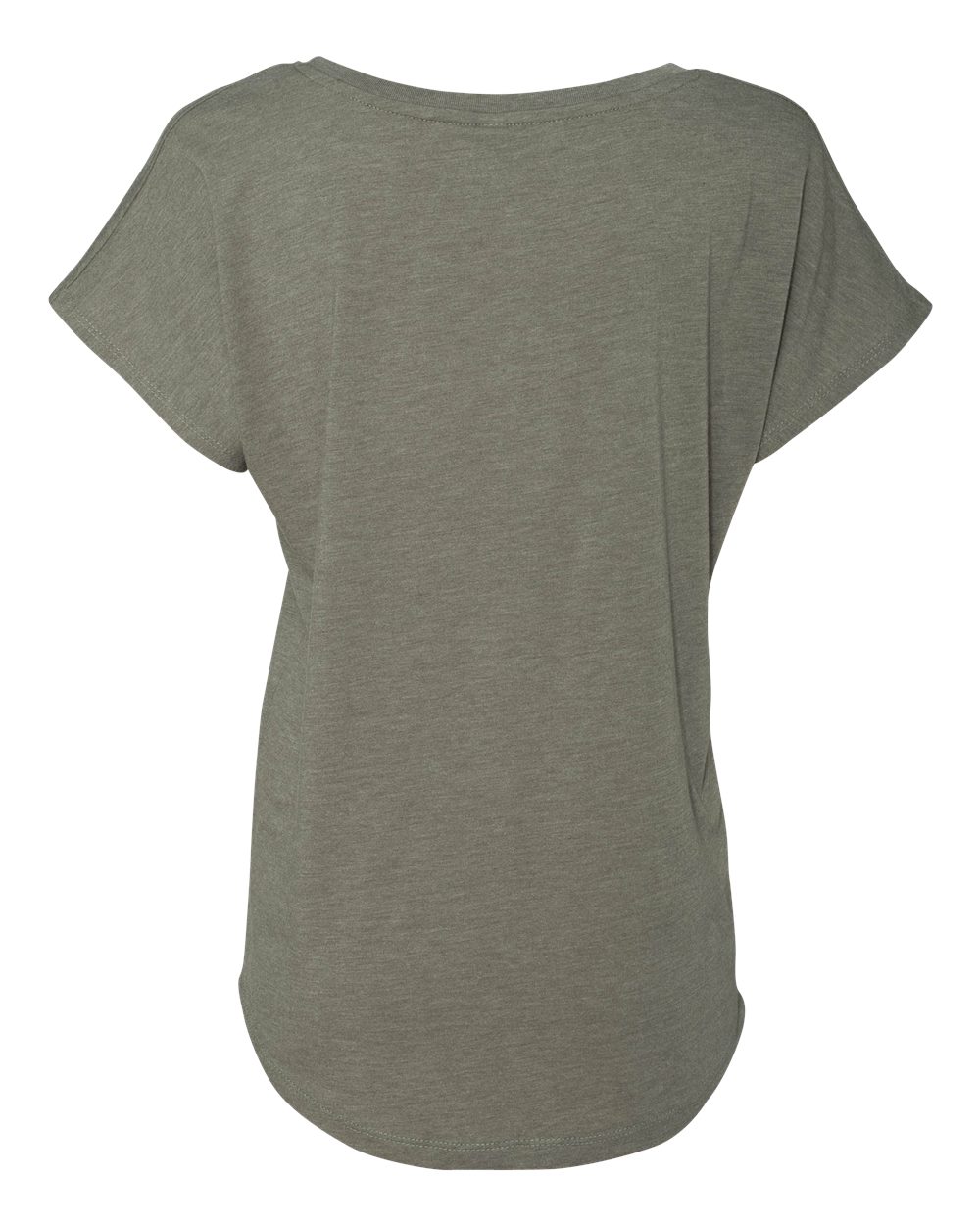 Women’s Triblend Dolman T-Shirt - Back - B55318352 - Venetian Grey