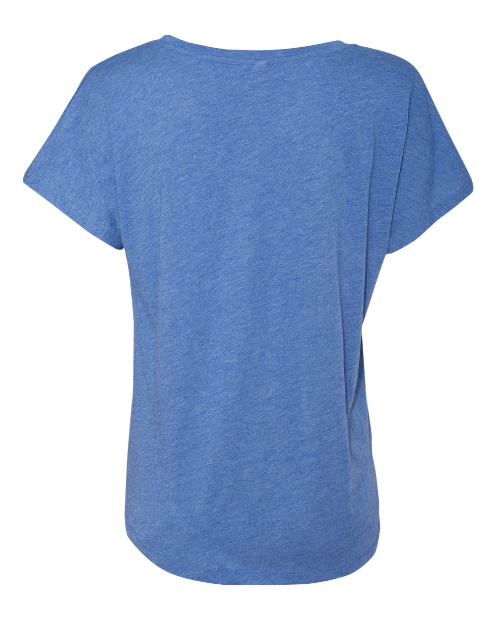 Women’s Triblend Dolman T-Shirt - Back - B55318752 - Vintage Royal