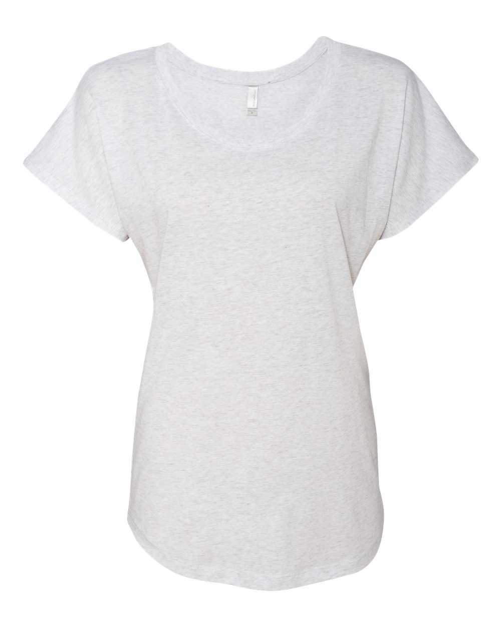 Women’s Triblend Dolman T-Shirt - Front - B55318002 - Heather White