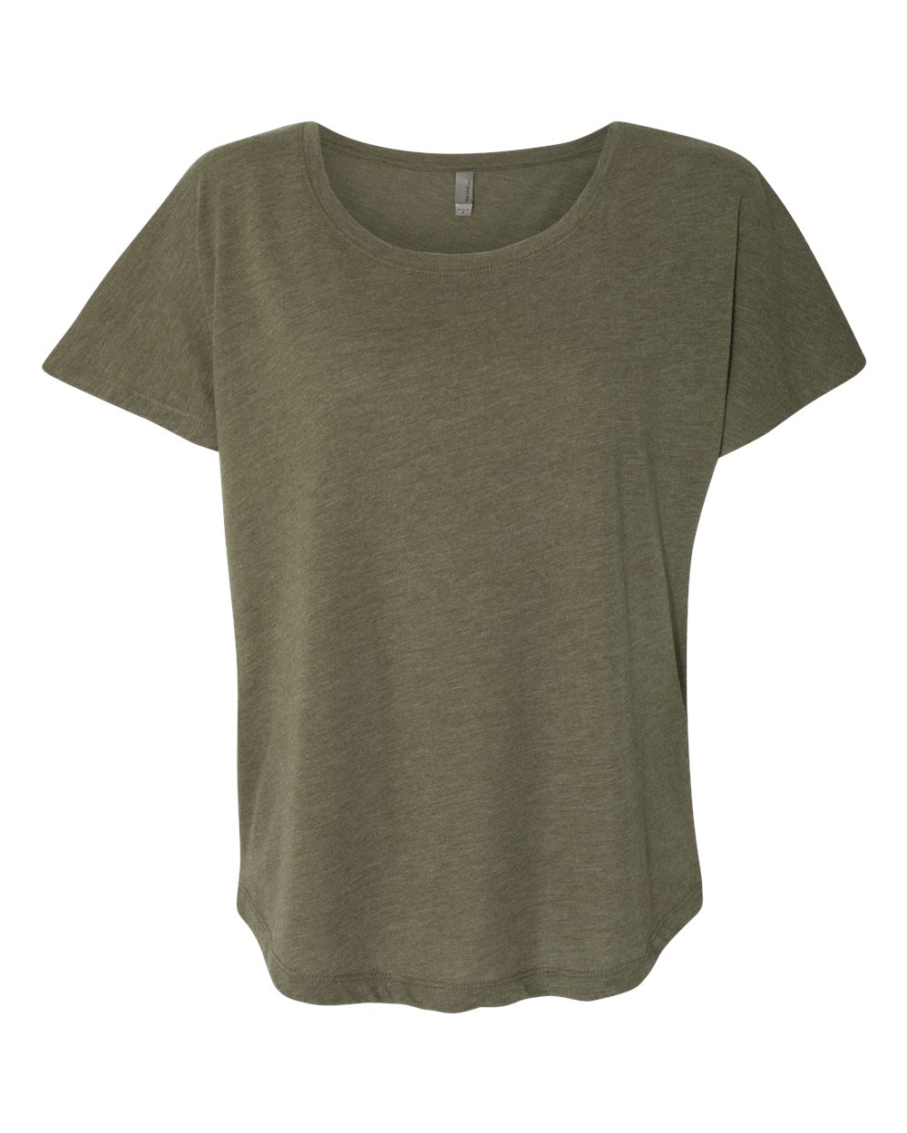 Women’s Triblend Dolman T-Shirt - Front - B55318062 - Military Green