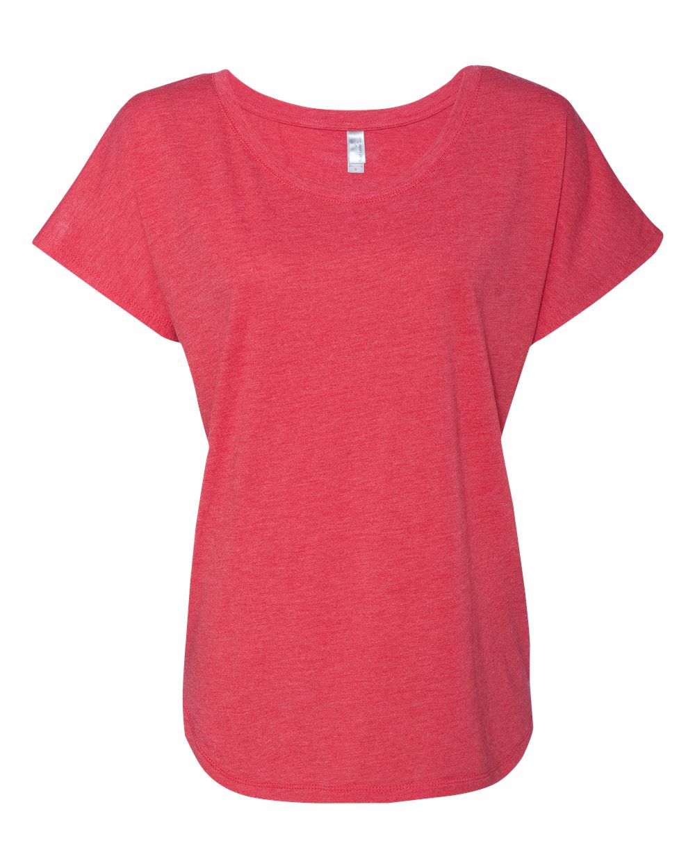 Women’s Triblend Dolman T-Shirt - Front - B55318702 - Vintage Red