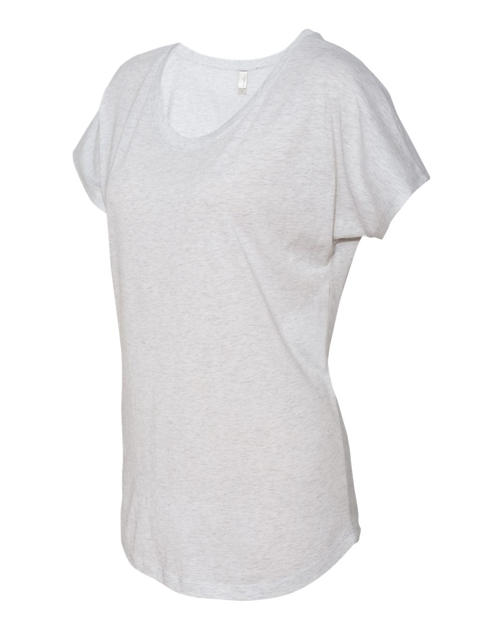 Women’s Triblend Dolman T-Shirt - Side - B55318002 - Heather White