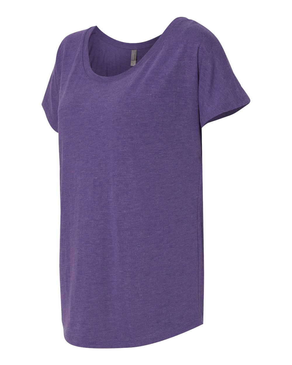 Women’s Triblend Dolman T-Shirt - Side - B55318672 - Purple Rush