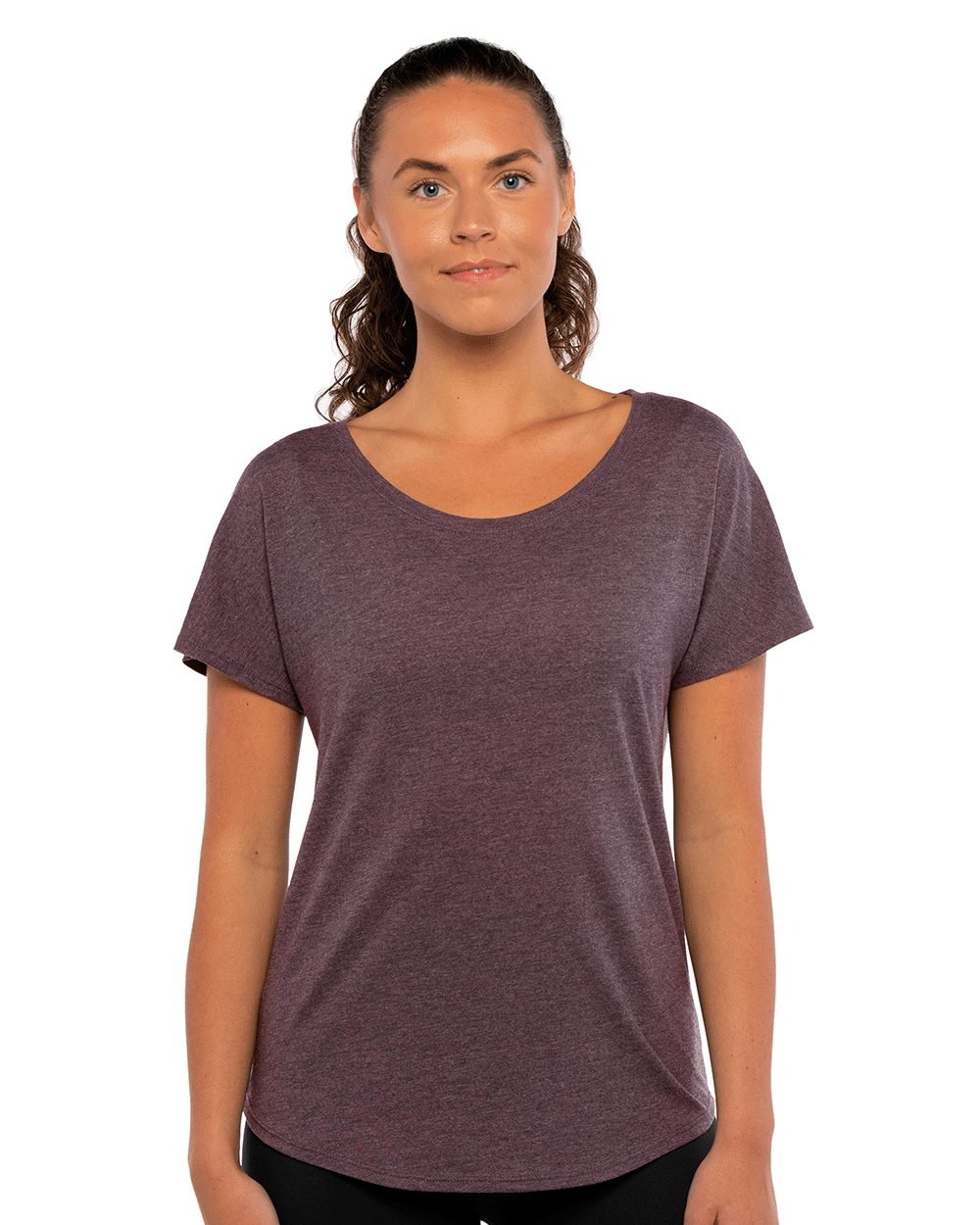 Women’s Triblend Dolman T-Shirt - styleImage