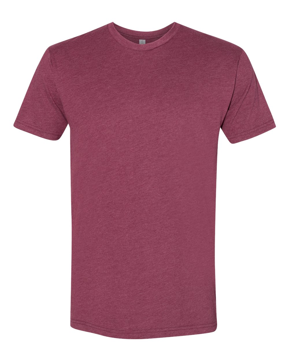 Sueded T-Shirt - Front - B57018532 - Heather Maroon