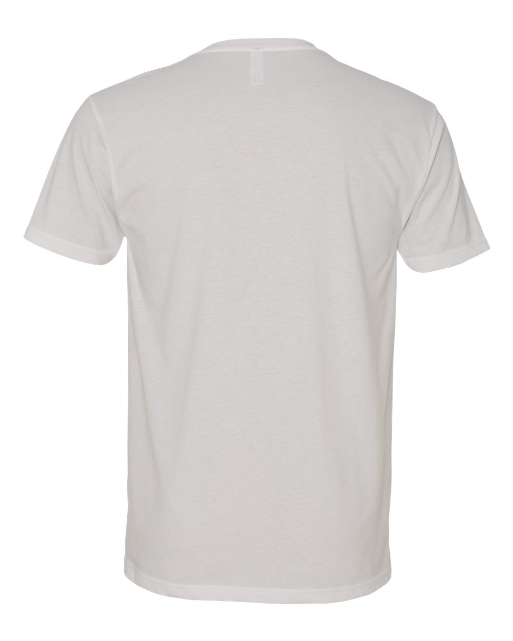 Men's Sueded V-Neck T-Shirt - Back - B57118002 - White