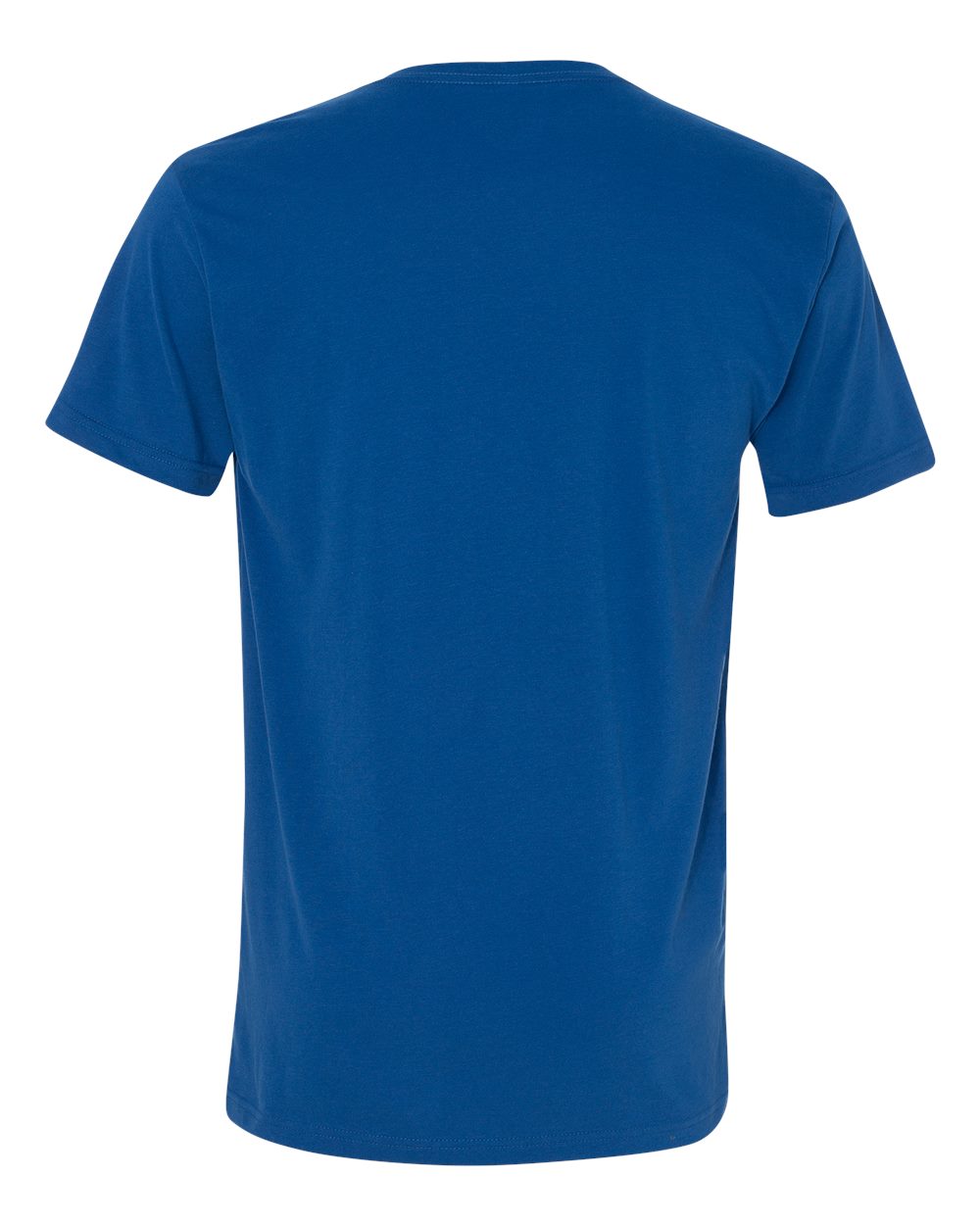 Men's Sueded V-Neck T-Shirt - Back - B57118252 - Cool Blue