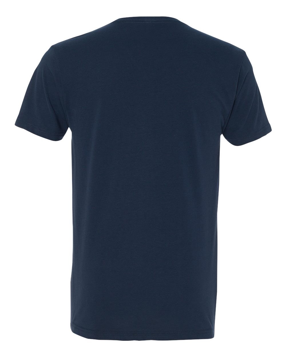 Men's Sueded V-Neck T-Shirt - Back - B57118652 - Midnight Navy