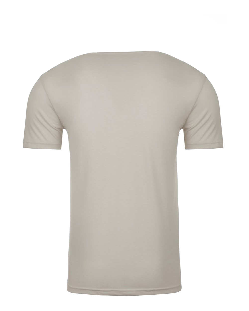 Men's Sueded V-Neck T-Shirt - Back - B57118732 - Sand