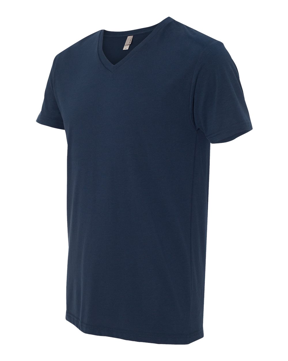 Men's Sueded V-Neck T-Shirt - Side - B57118652 - Midnight Navy