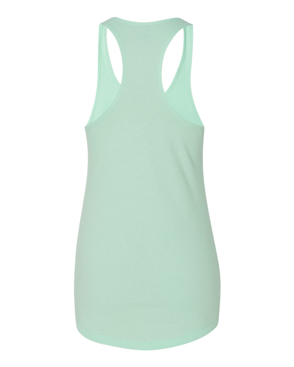 Women’s Lightweight French Terry Racerback Tank - Back - B54818112 - Mint