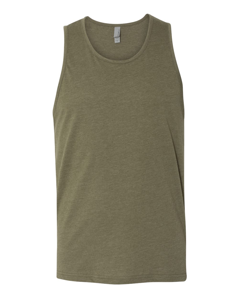 Unisex CVC Tank - Front - B55218062 - Military Green