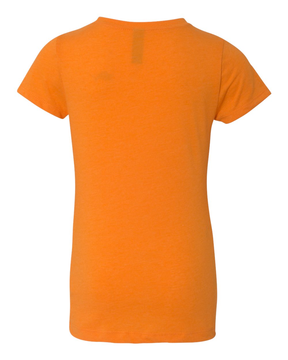 Girls’ CVC Princess T-Shirt - Back - B56118662 - Orange
