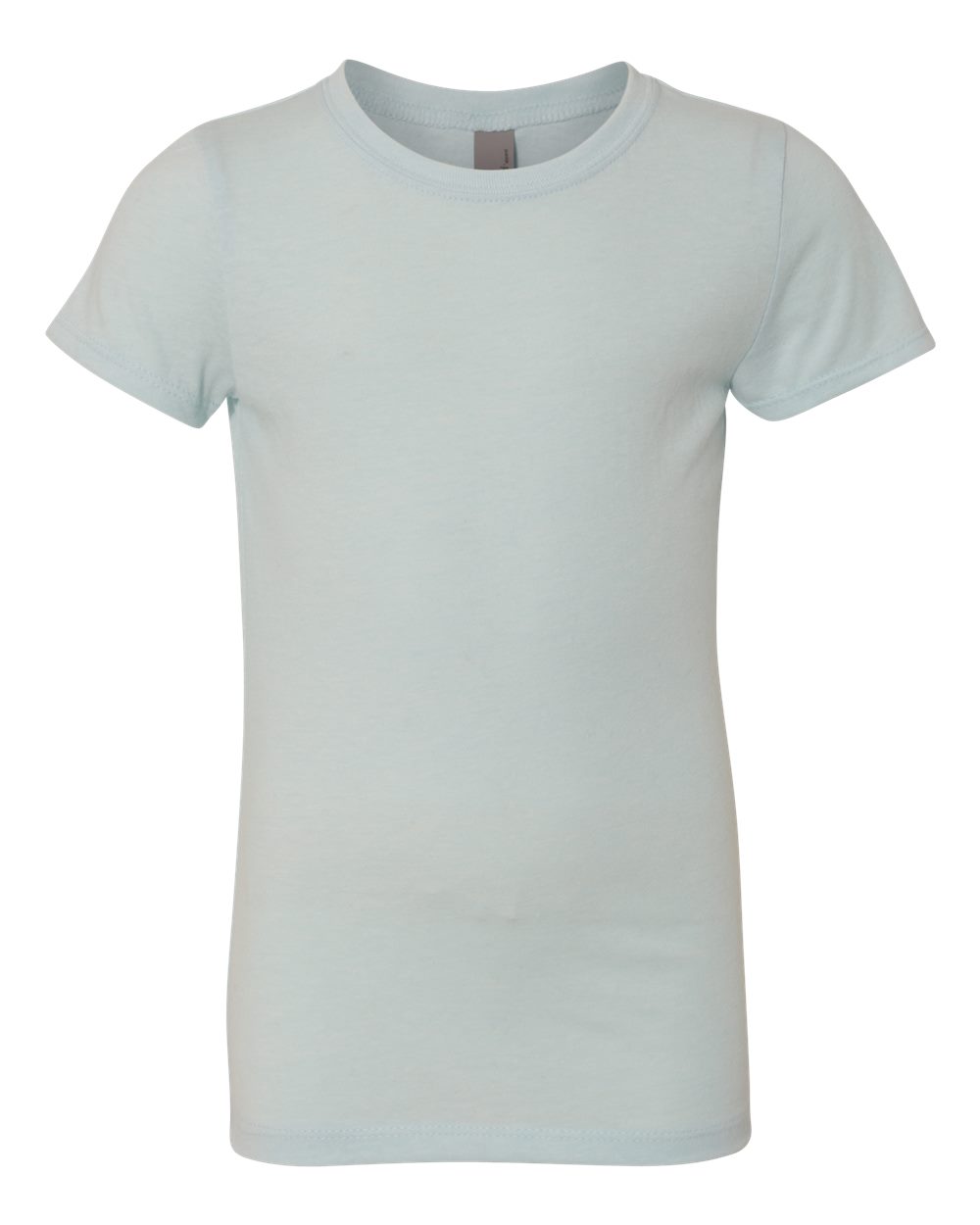 Girls’ CVC Princess T-Shirt - Front - B56118272 - Ice Blue