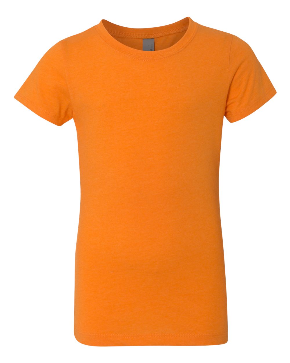 Girls’ CVC Princess T-Shirt - Front - B56118662 - Orange