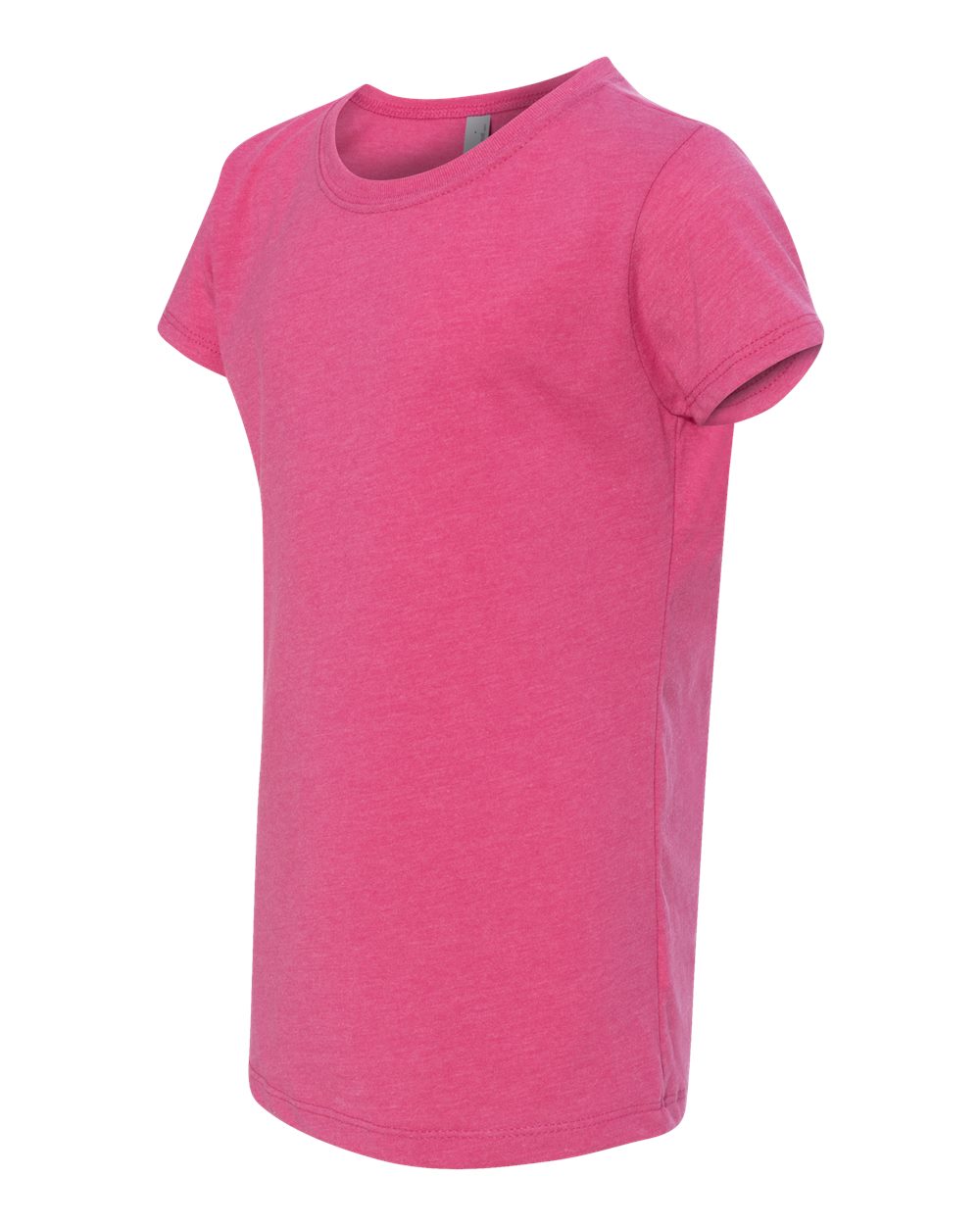 Girls’ CVC Princess T-Shirt - Side - B56118692 - Raspberry
